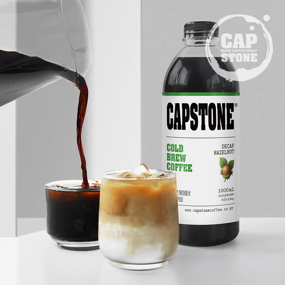 [캡스톤] 디카페인 헤이즐넛 콜드브루 더치커피 원액 1L ~ 10L