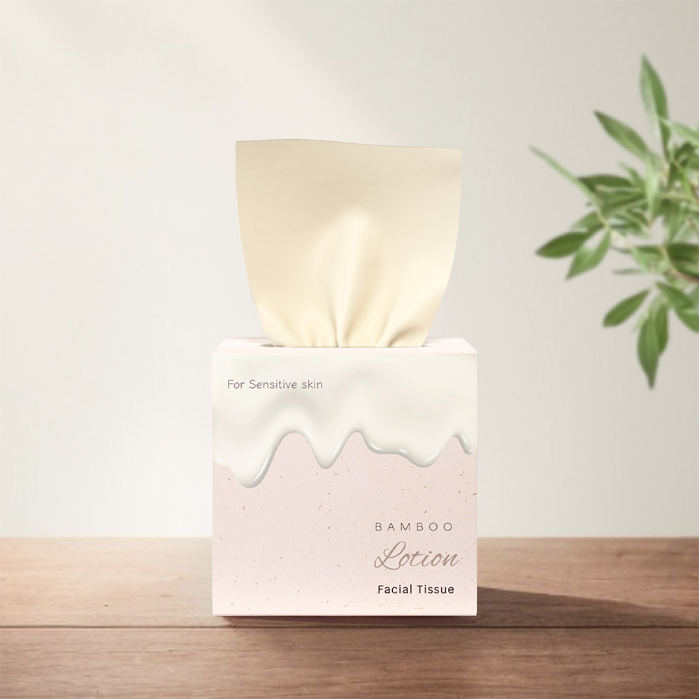 휴홈 무표백 보습 대나무 로션 티슈 미니  250매 6입