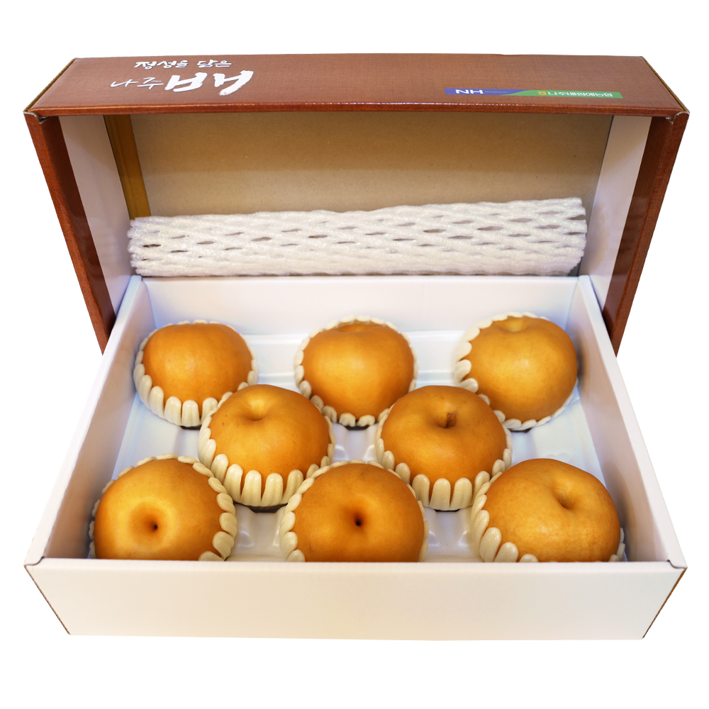 시원달콤하고 아삭한 고품격 나주 배 7.5kg 선물세트(부직포 포함)