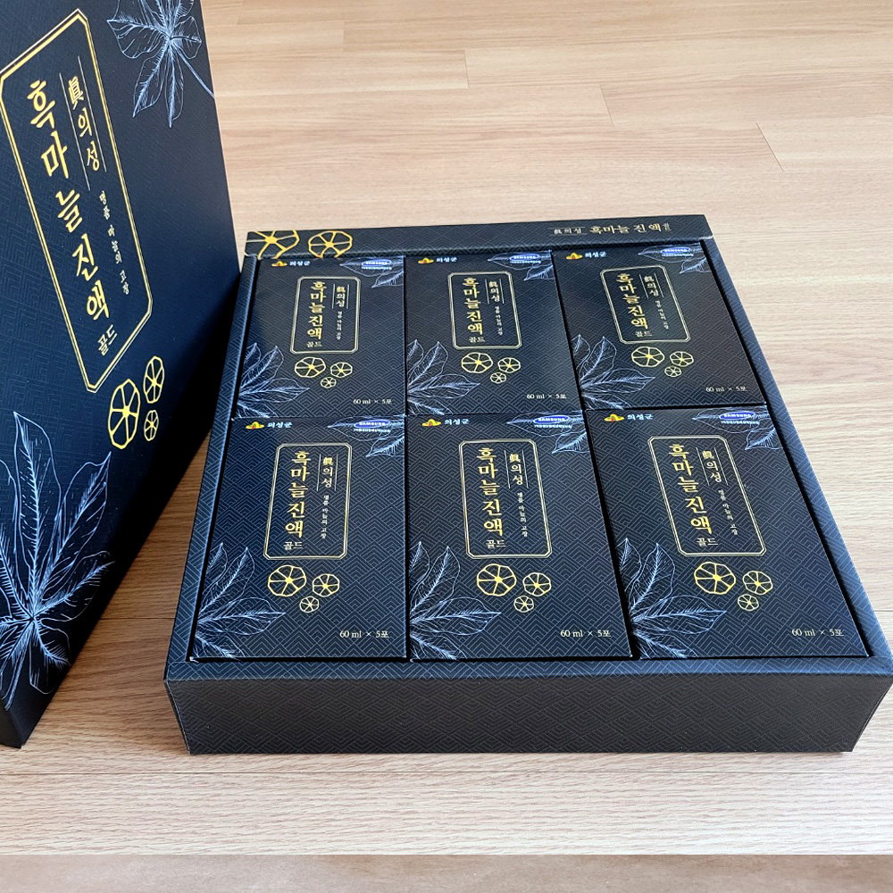 진 의성 흑마늘진액 60ml 30포 흑마늘추출액 93%