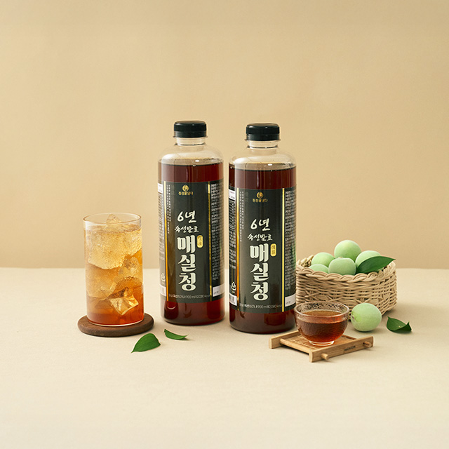 6년 숙성발효, 국내산 매실청(900ml)