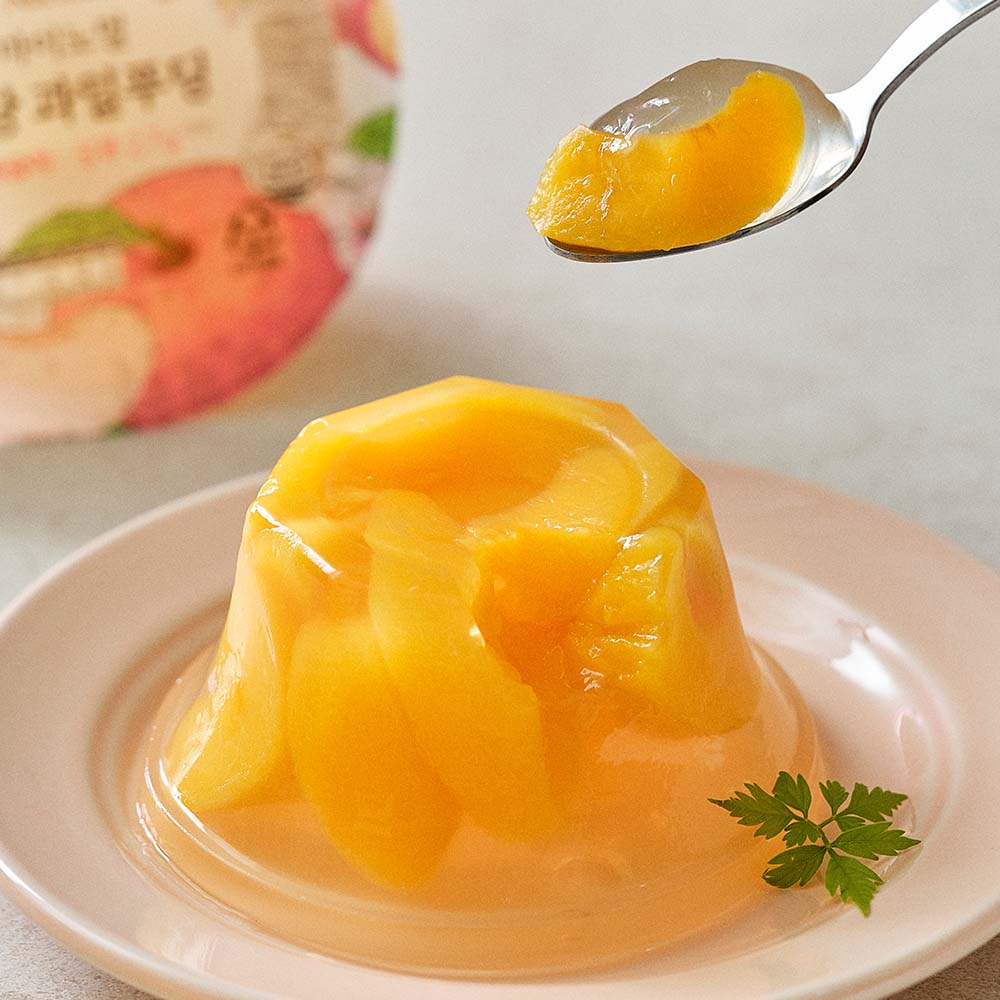 마이노멀 저당 과일푸딩 6개입 (망고, 복숭아) 대표이미지 섬네일