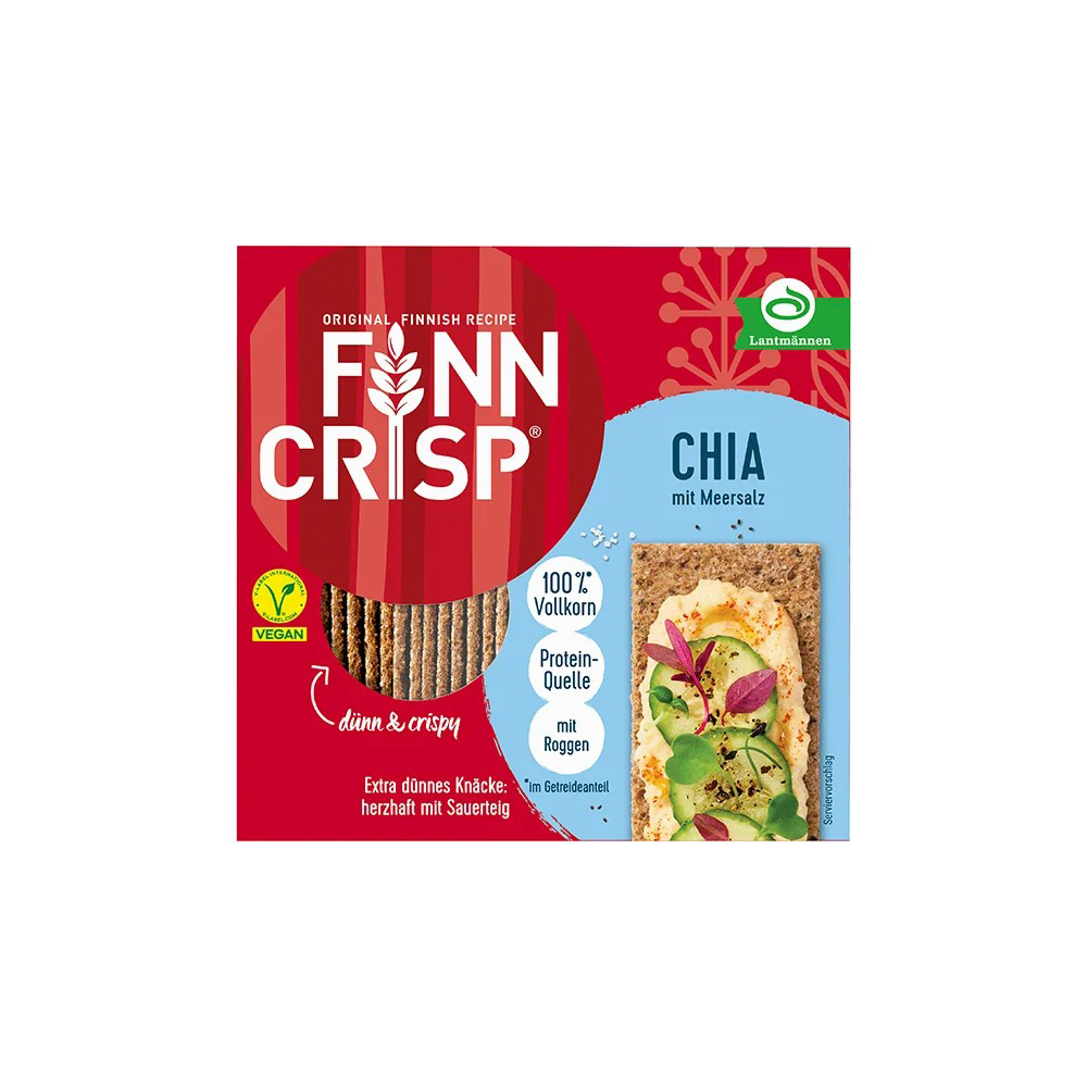 핀크리스프 씬브래드 치아씨드 & 씨솔트 195g