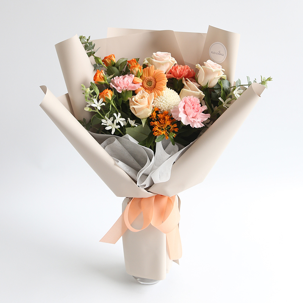 아이러브유 생화꽃다발