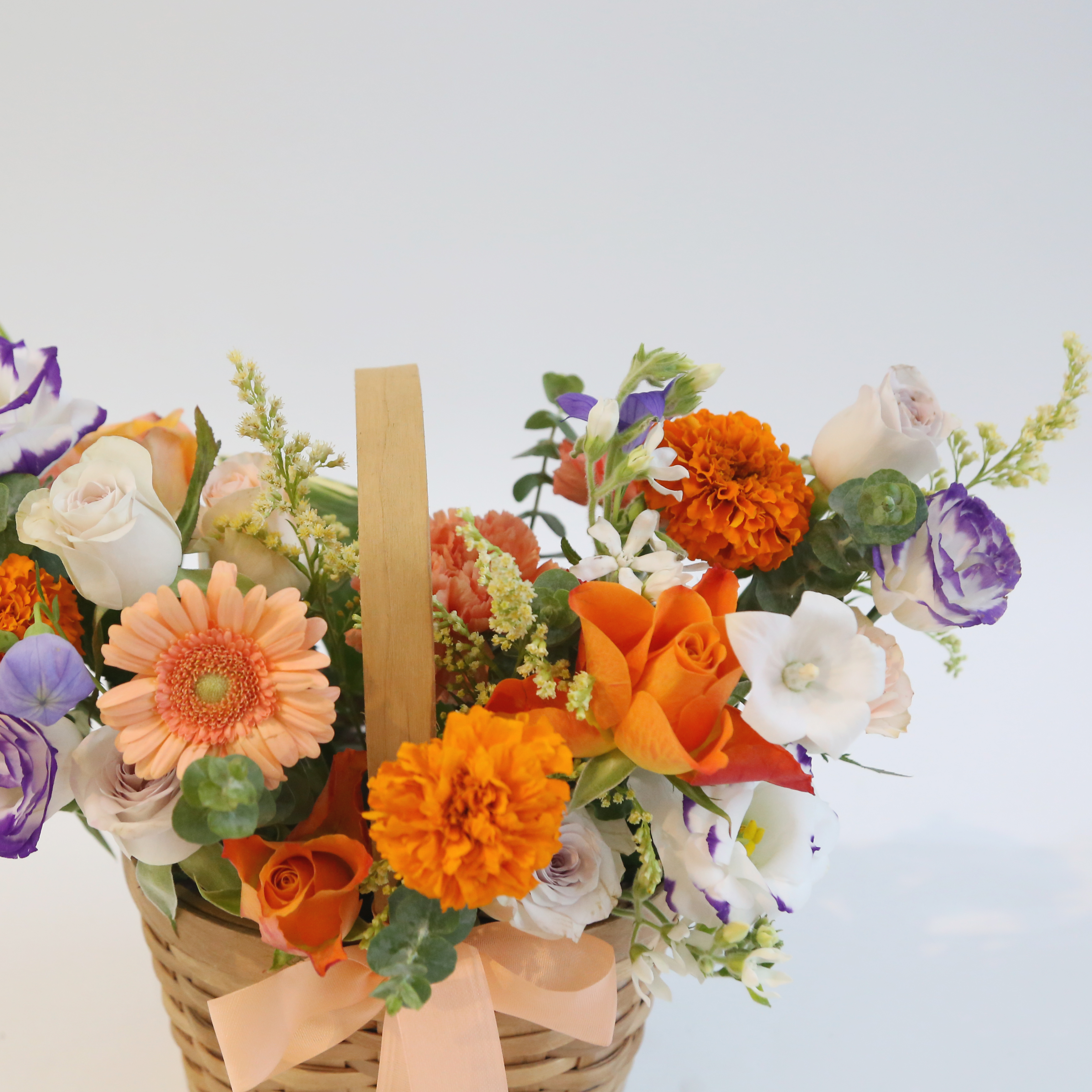 내츄럴 생화꽃바구니