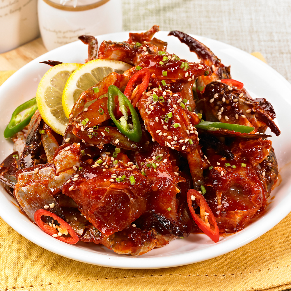 원조 밥도둑 매콤달콤 알찬 양념게장 1kg 게장