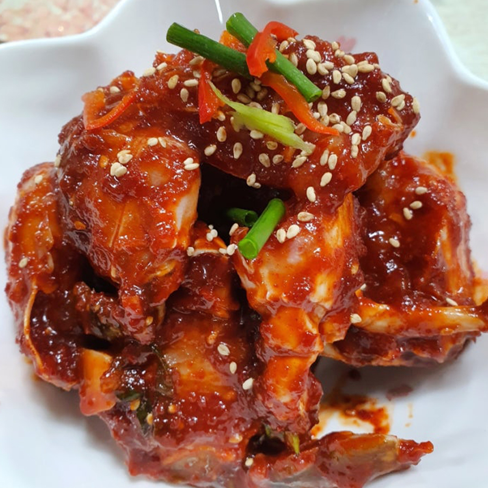 원조 밥도둑 매콤달콤 알찬 양념게장 1kg 게장