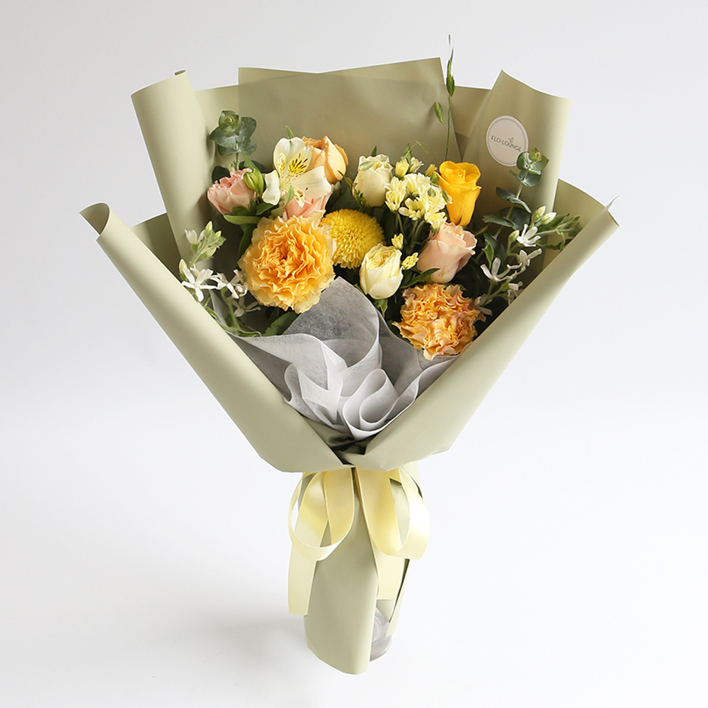 해피선샤인 생화꽃다발