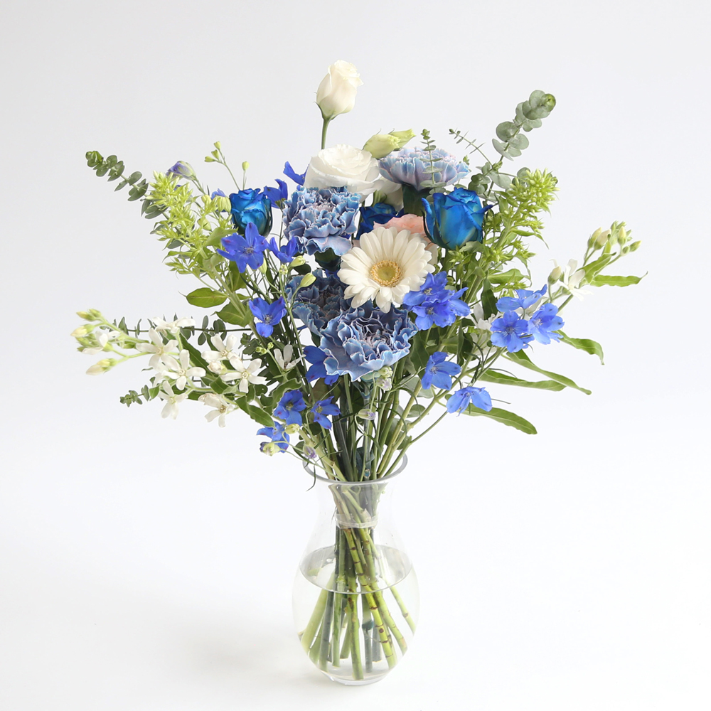 블루스카이 생화꽃다발