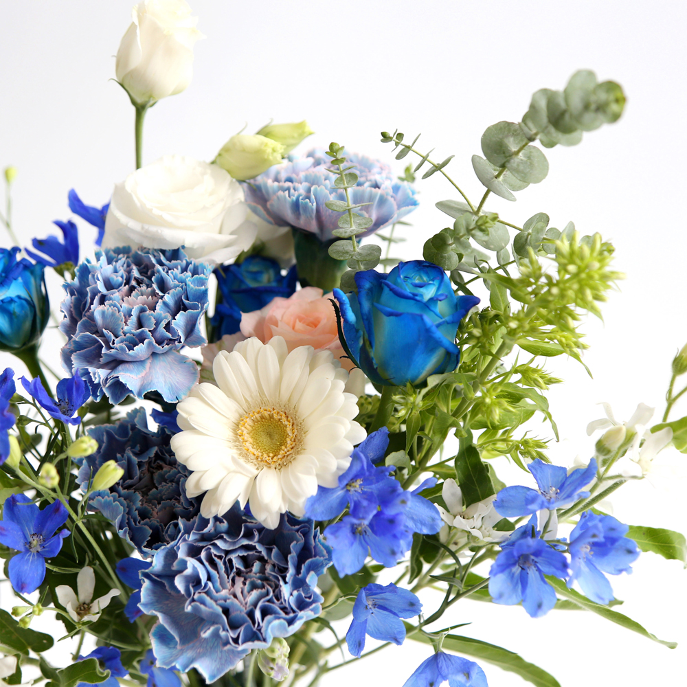 블루스카이 생화꽃다발
