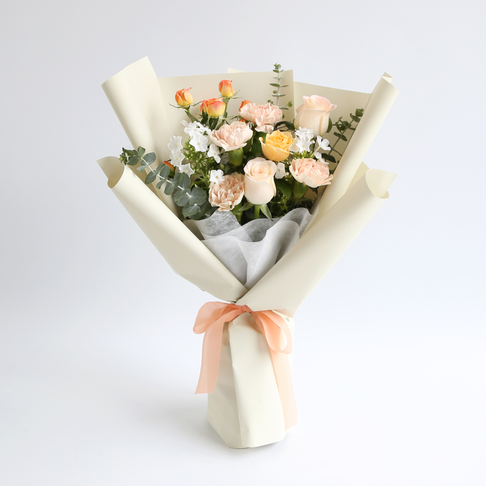 엄마의 봄날 생화꽃다발