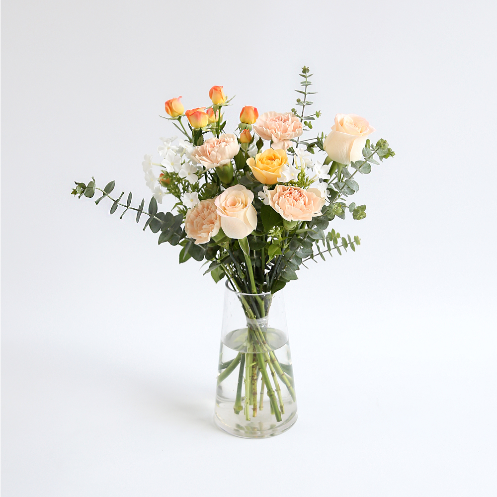 엄마의 봄날 생화꽃다발