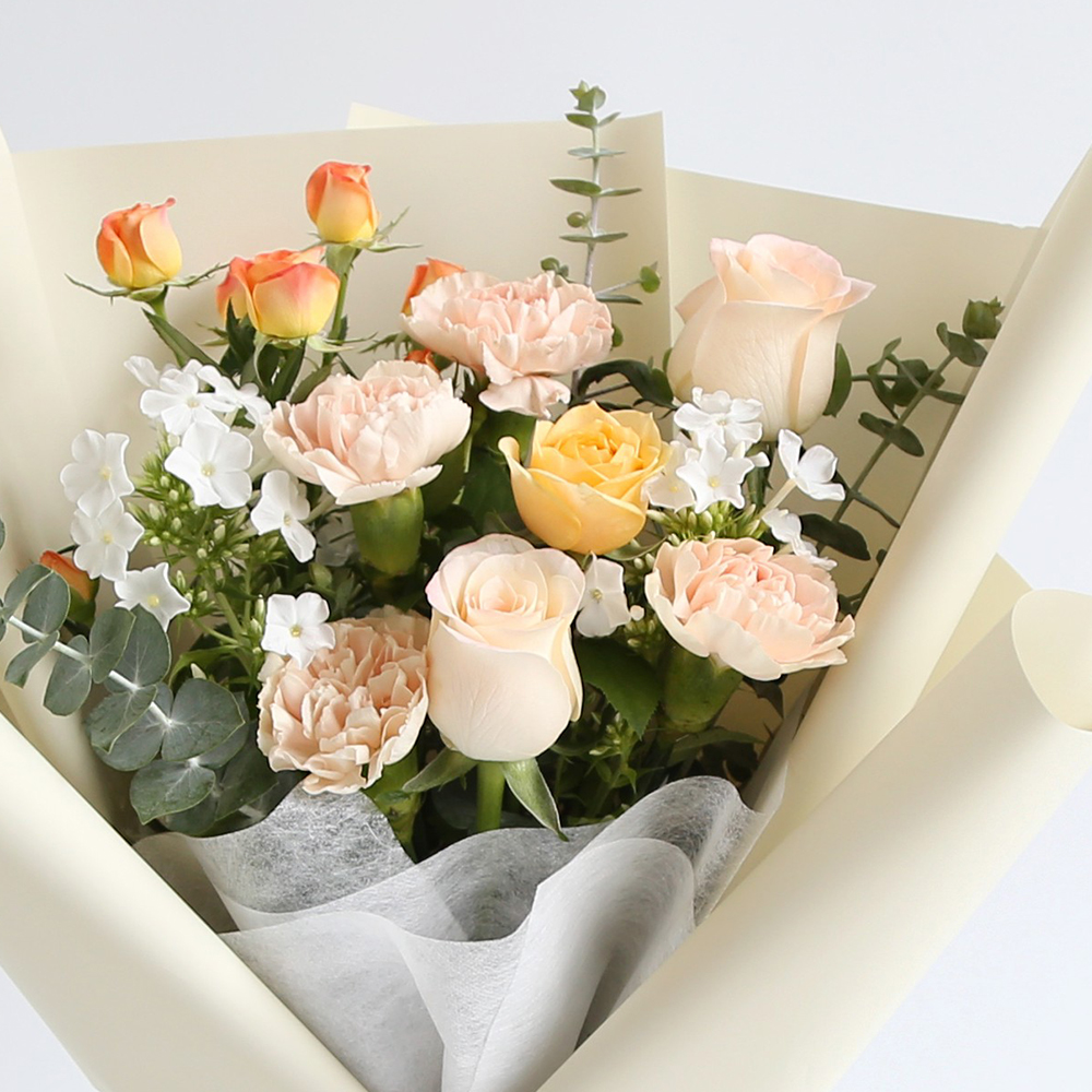 엄마의 봄날 생화꽃다발