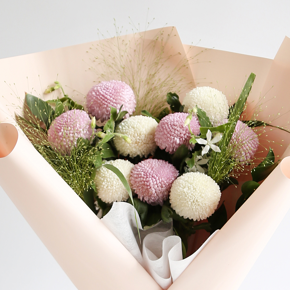 해피퐁퐁 생화꽃다발