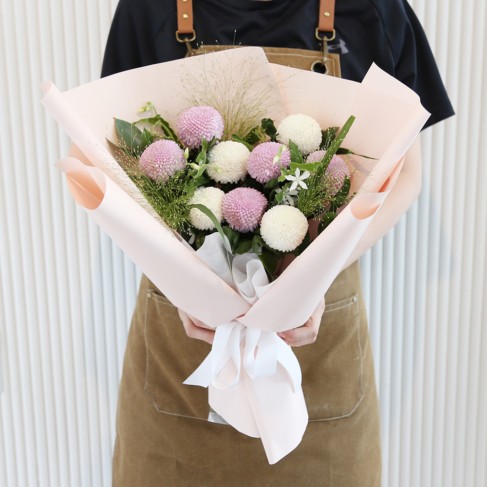 해피퐁퐁 생화꽃다발