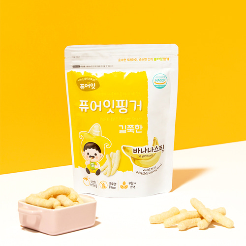 퓨어잇 핑거 길쭉한 바나나스틱 아이과자 간식