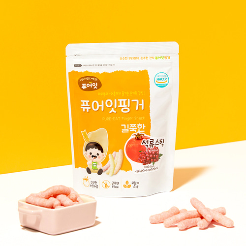 퓨어잇 핑거 길쭉한 석류스틱 아이과자 간식