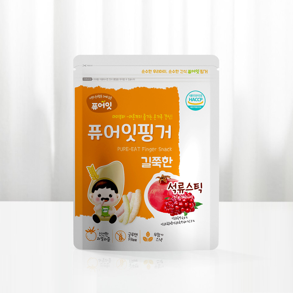 퓨어잇 핑거 길쭉한 석류스틱 아이과자 간식 대표이미지 섬네일