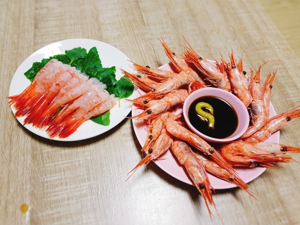 포항 신명호 자연산 급냉 단새우