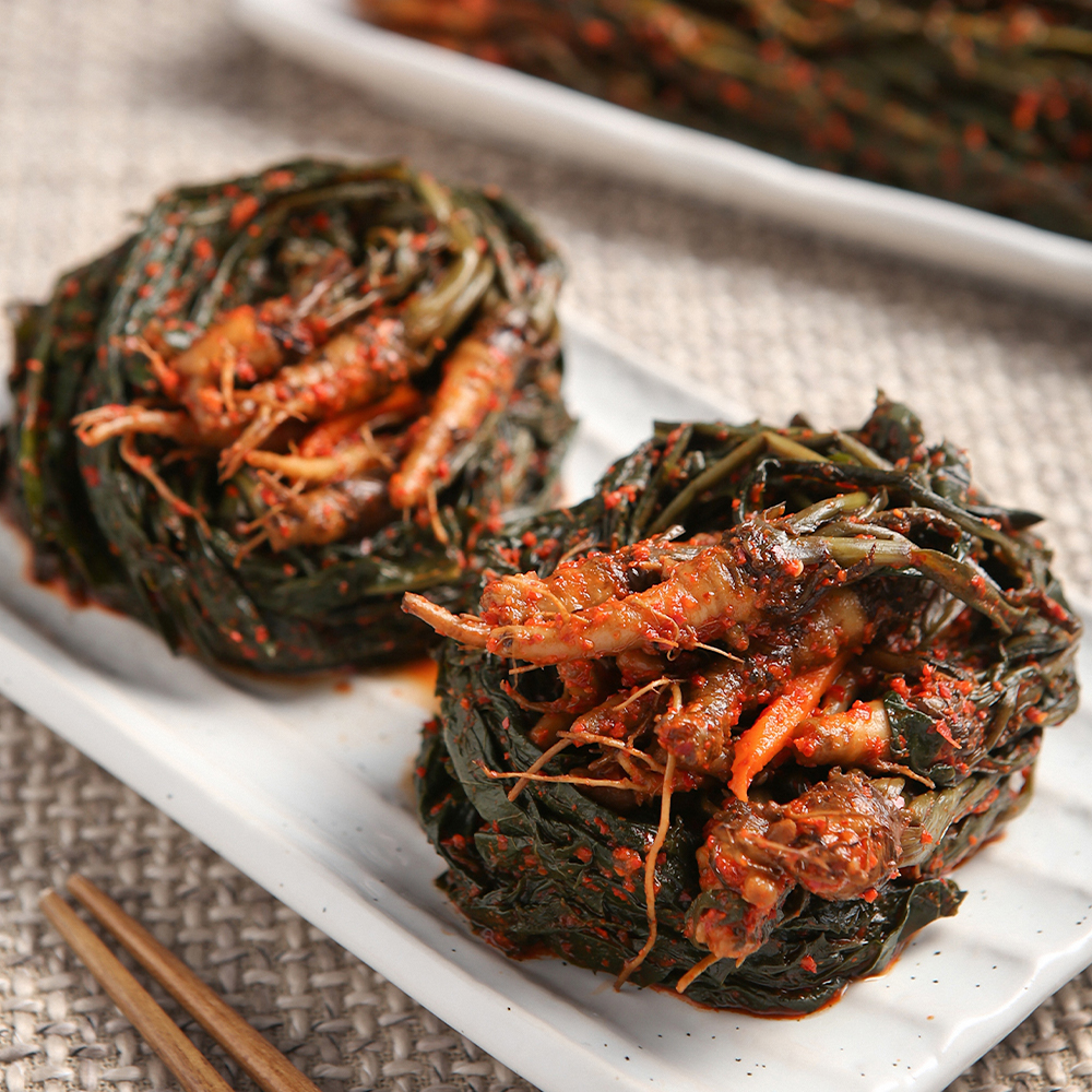 100% 국내산 쌉싸름하고 고소한 전라도 고들빼기 김치 1kg