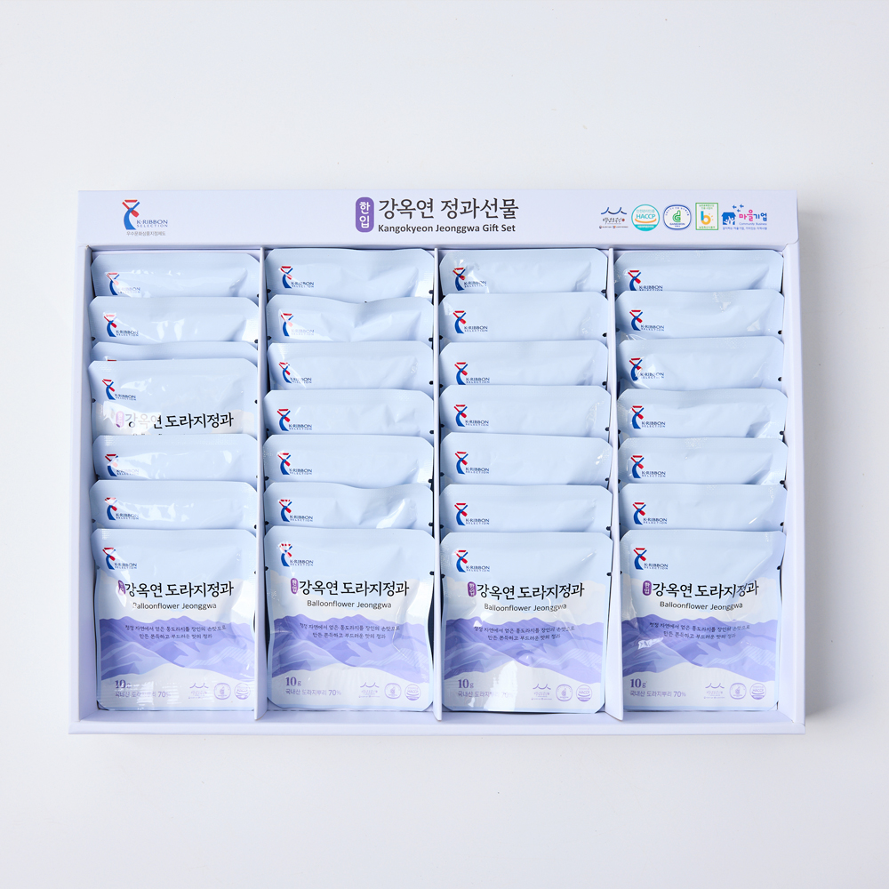 강옥연 국산 한입정과 선물 280g (10g*28EA)