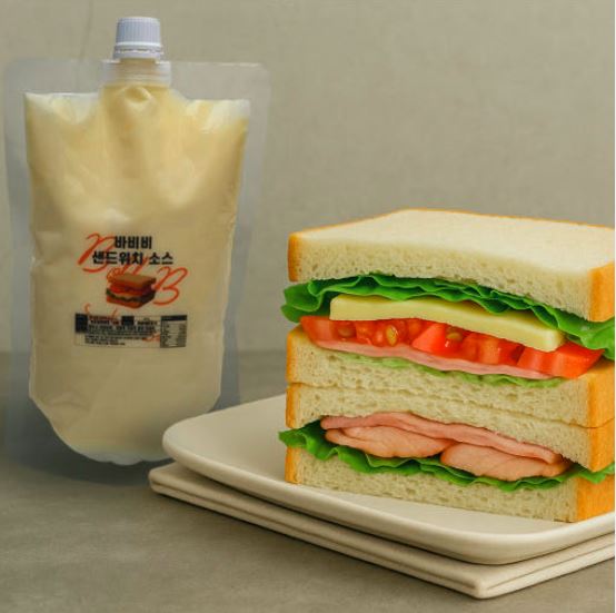 바비비 실제로 판매하고있는 레시피 그대로 샌드위치소스 500g