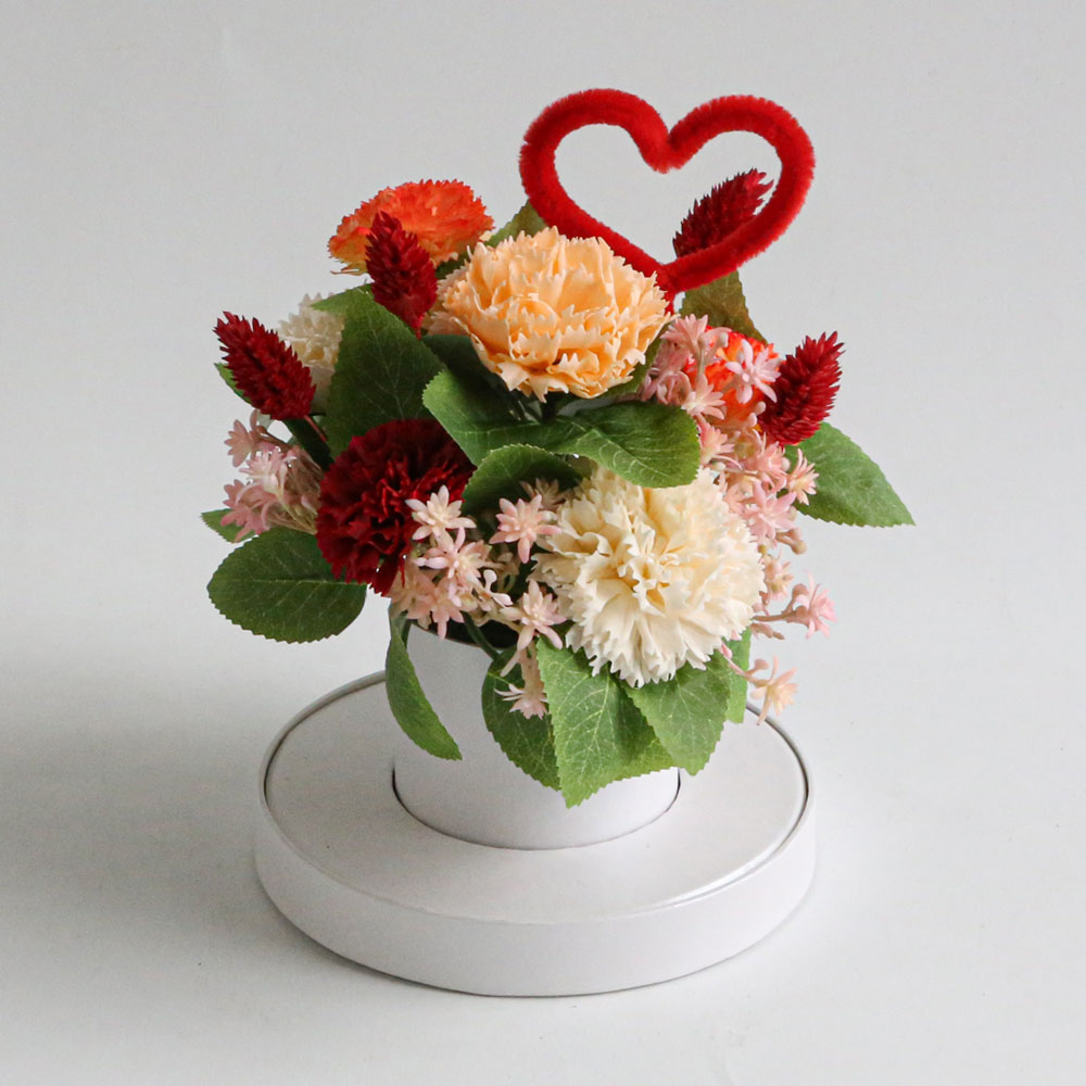 비누꽃 원형박스