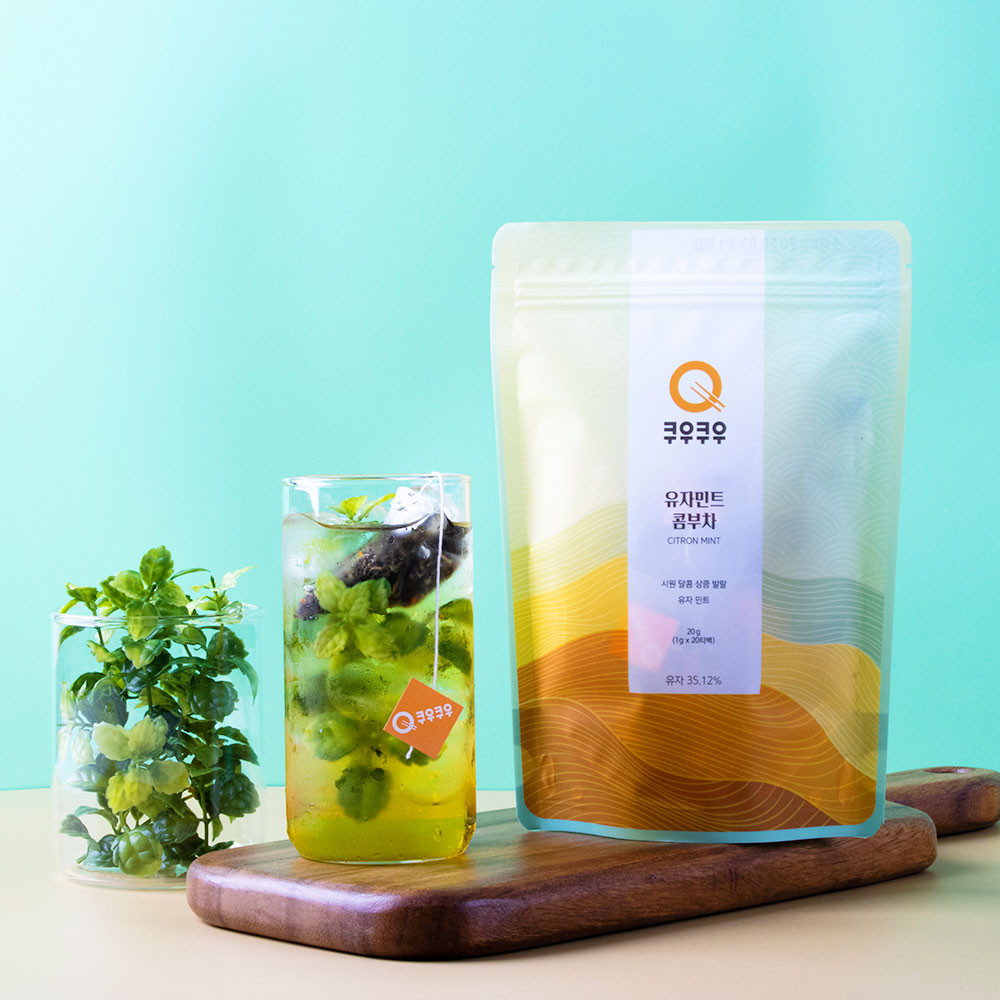 쿠우쿠우 유자민트 콤부차 (1g x 20티백) 대표이미지 섬네일