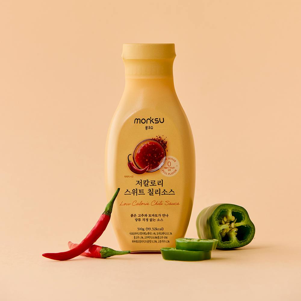 몽크슈 저당 저칼로리 스위트 칠리소스 310g 대표이미지 섬네일