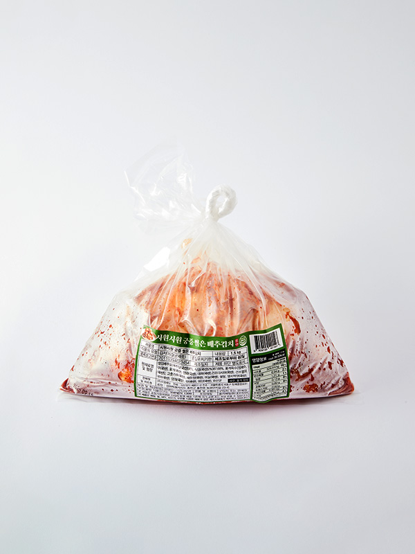 국내산 재료로 만든 배추썰은 김치 1.5kg