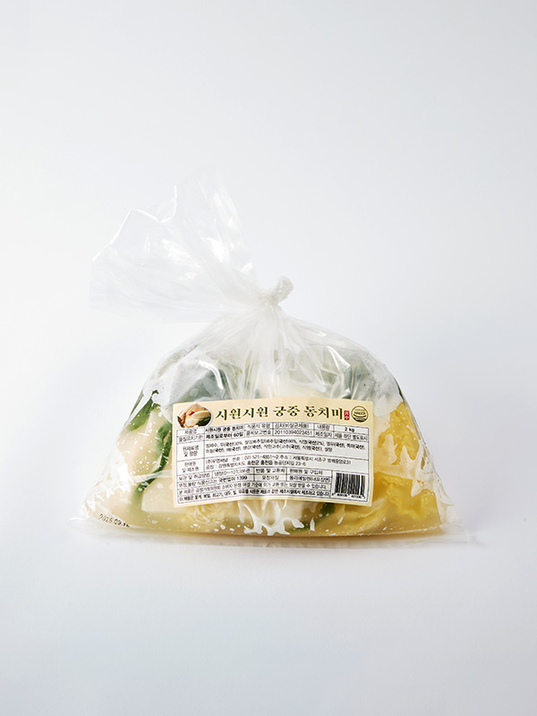 국내산 재료로 만든 동치미 2kg