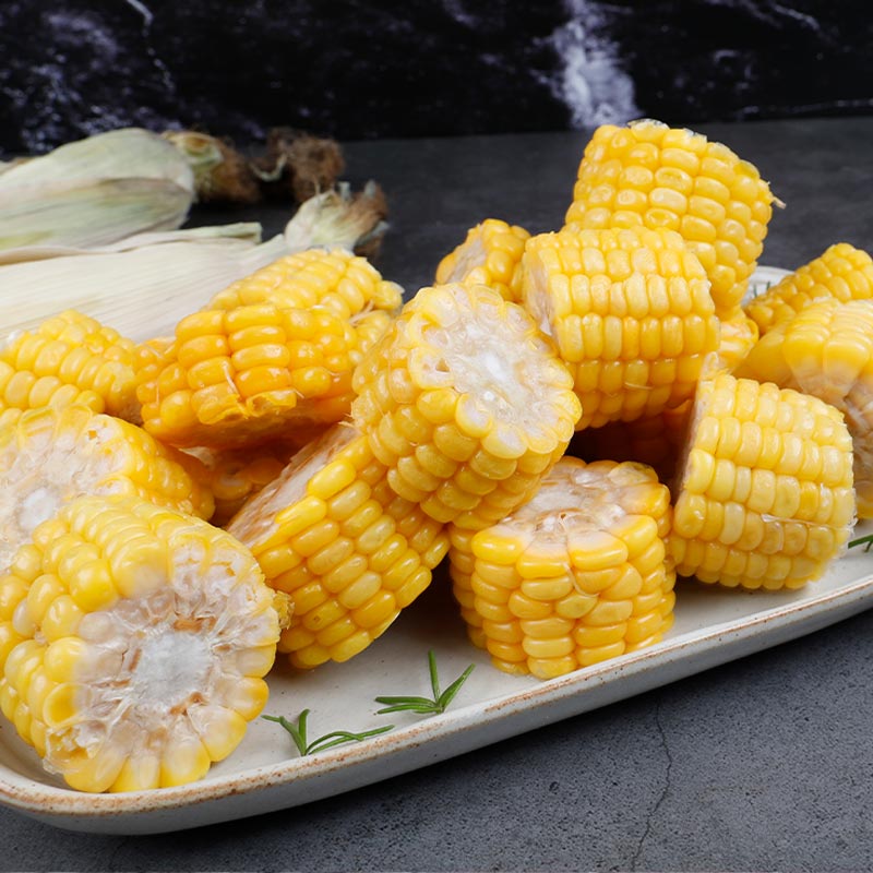 [재호식품] 증숙 스위트콘 (자숙, 절단옥수수) 1kg, 냉동