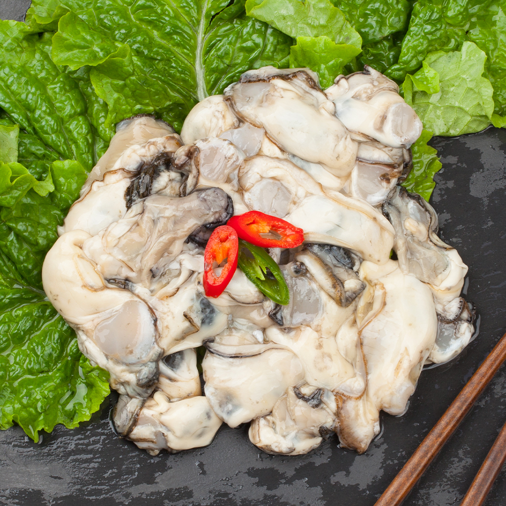 [산지직송] 최상급 제철 통영 생굴 1kg / 깐굴 세척 석화 하프셀 굴