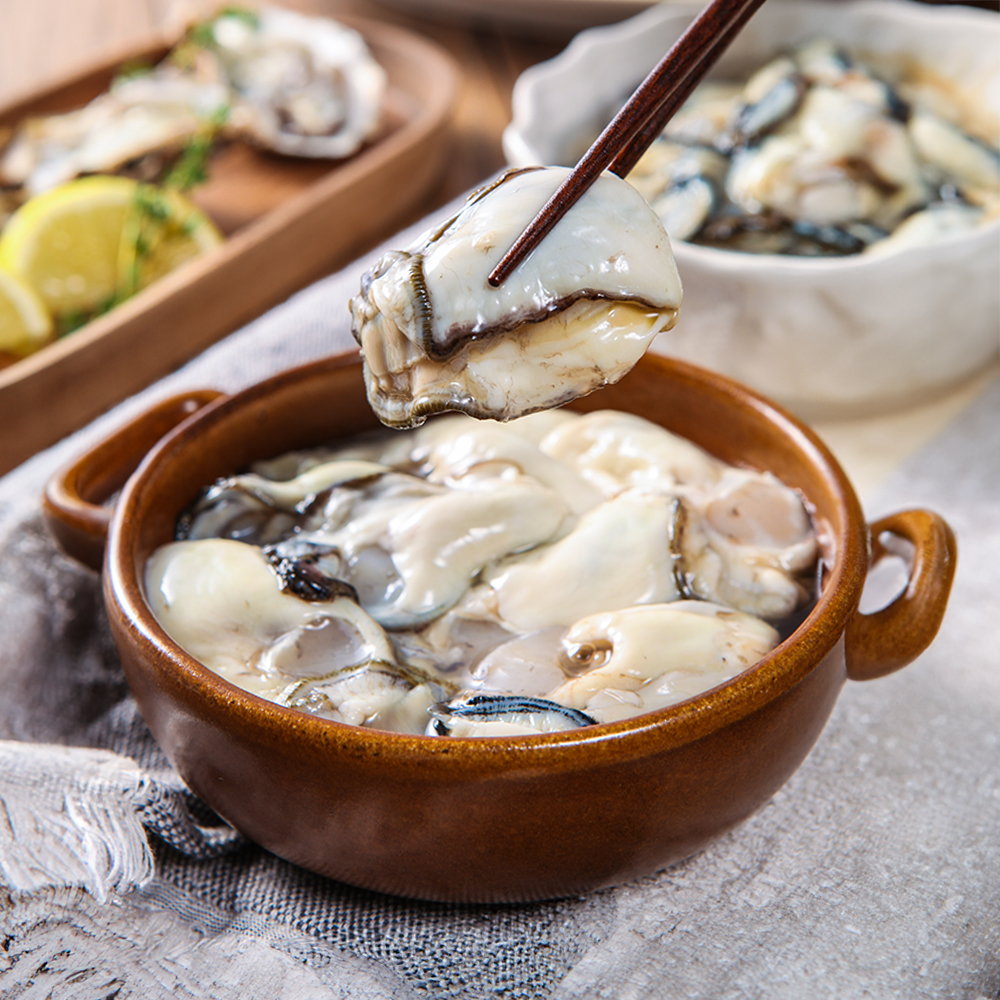 [산지직송] 최상급 제철 통영 생굴 1kg / 깐굴 세척 석화 하프셀 굴 대표이미지 섬네일