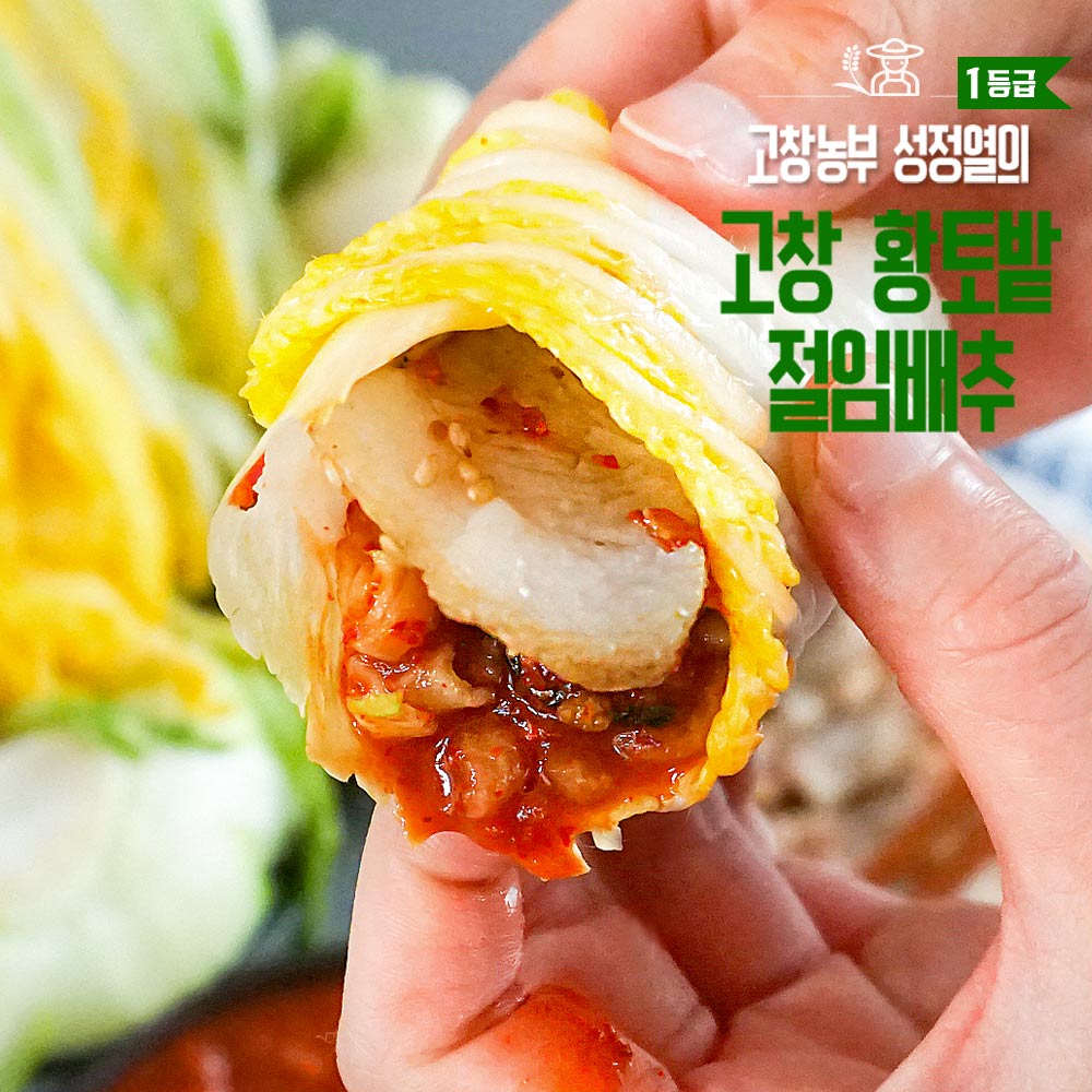 [예약배송] 정성가득 고창 황토밭 김장 절임배추 20kg