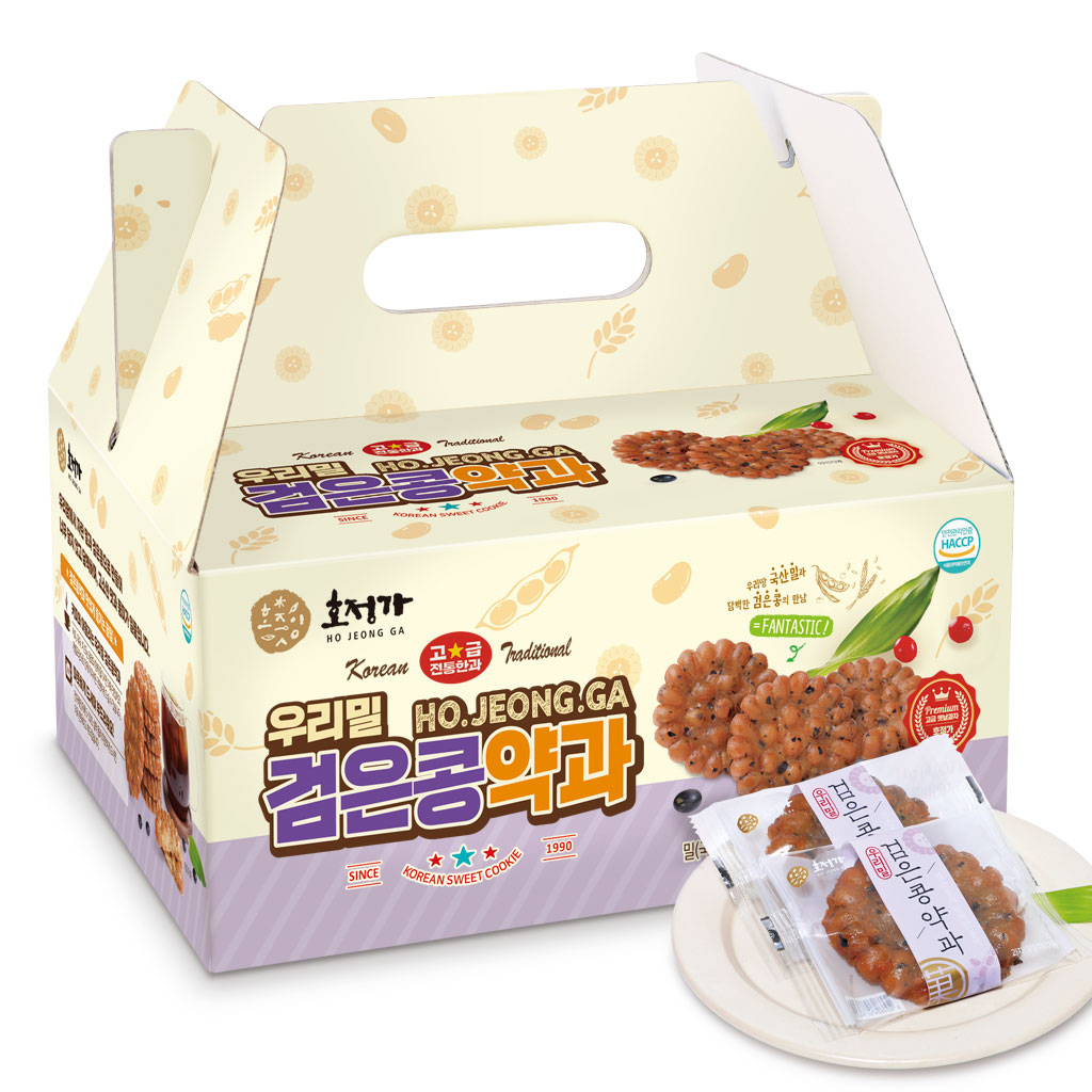 호정가 우리밀 검은콩약과 1KG / 국산 밀과 콩으로 만들어 고소하고 담백한맛 대표이미지 섬네일