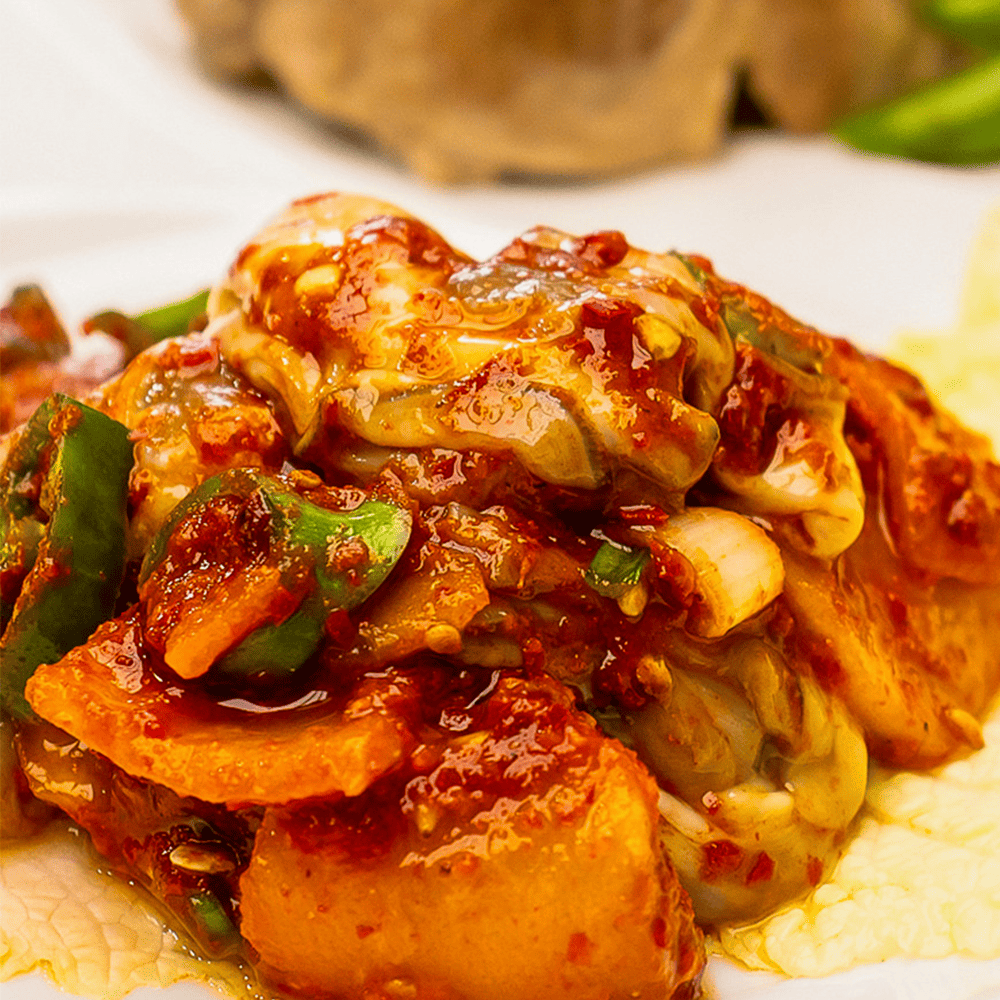 천유작 싱싱한 통영굴로 버무린 통영 생굴 무침