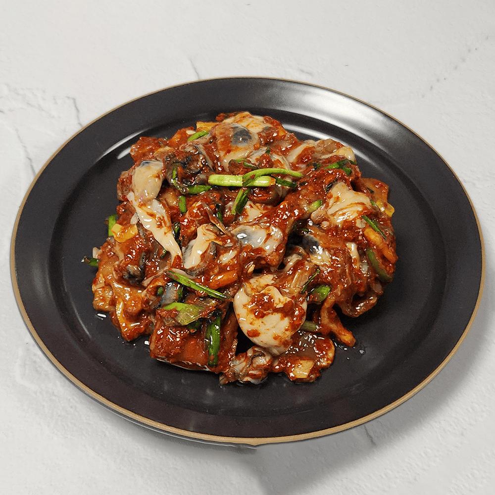 천유작 싱싱한 통영굴로 버무린 통영 생굴 무침