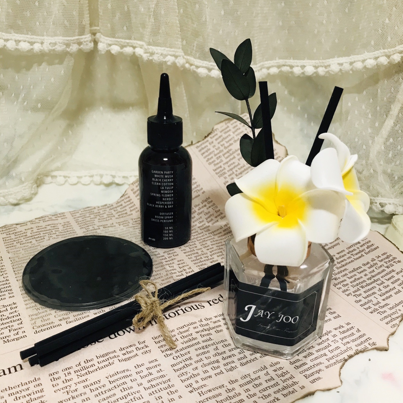 [제이쥬]플루메리아 차량방향제 자동차디퓨저 50ml