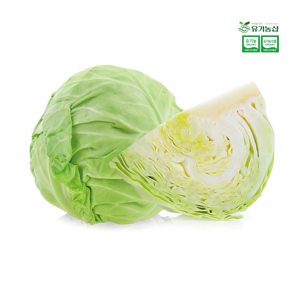 국내산 유기농 절단 양배추 1kg