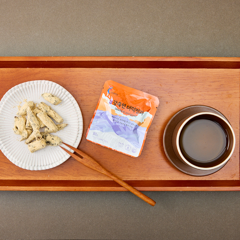 강옥연 국산 콩고물 한입도라지정과 더덕정과 70g (선물,답례용 인기)