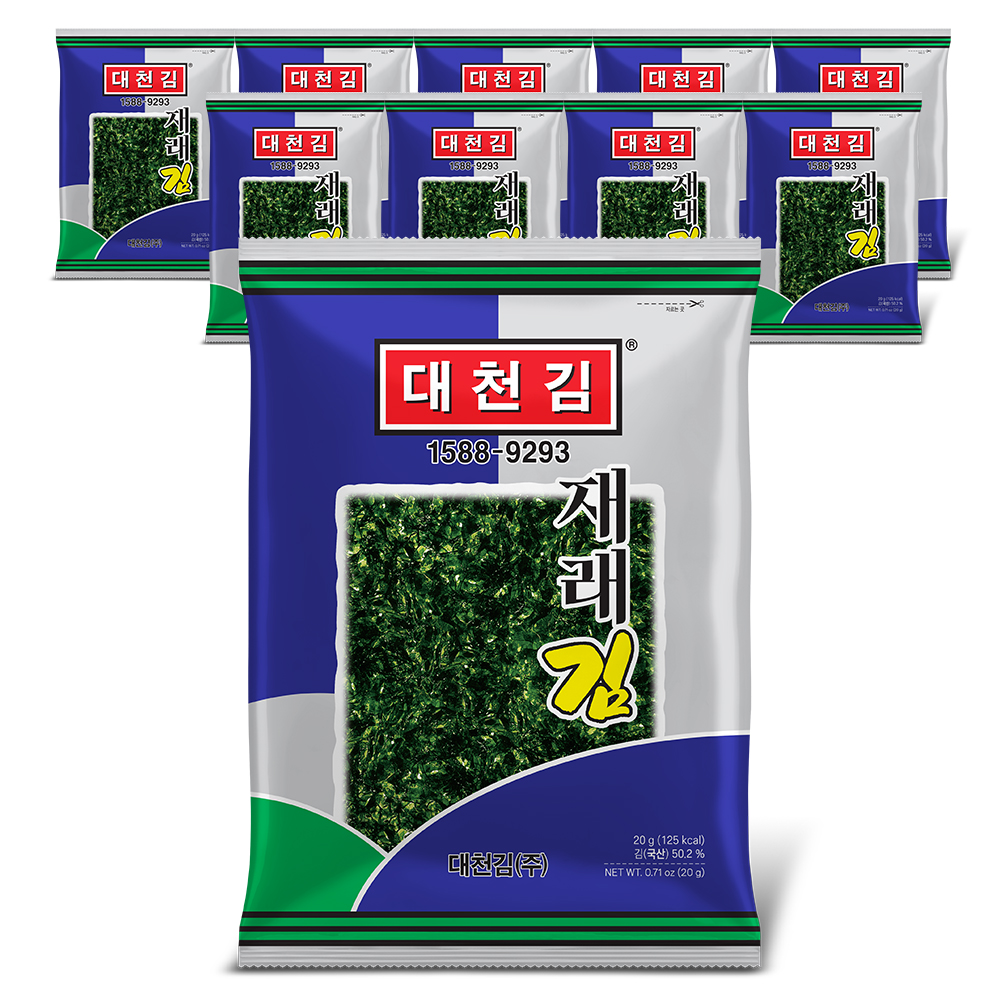대천김 재래김 20g × 10봉