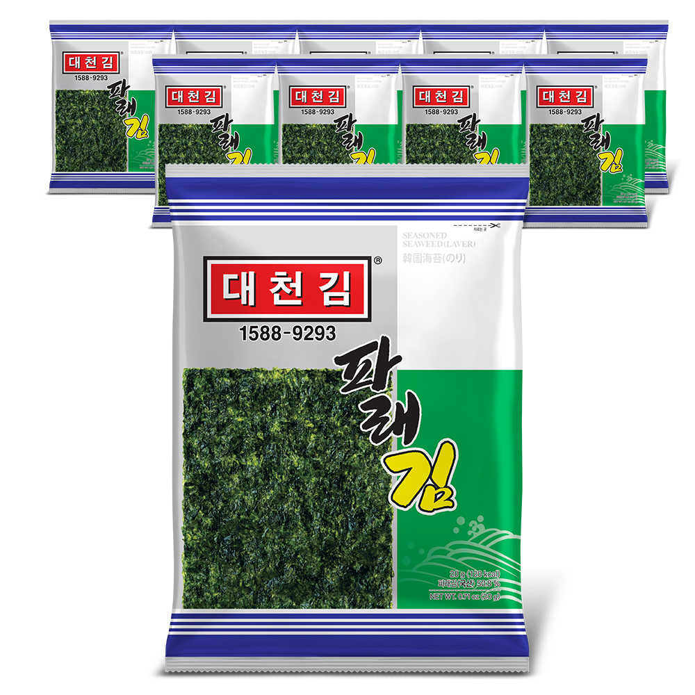 대천김 파래김 20g × 10봉