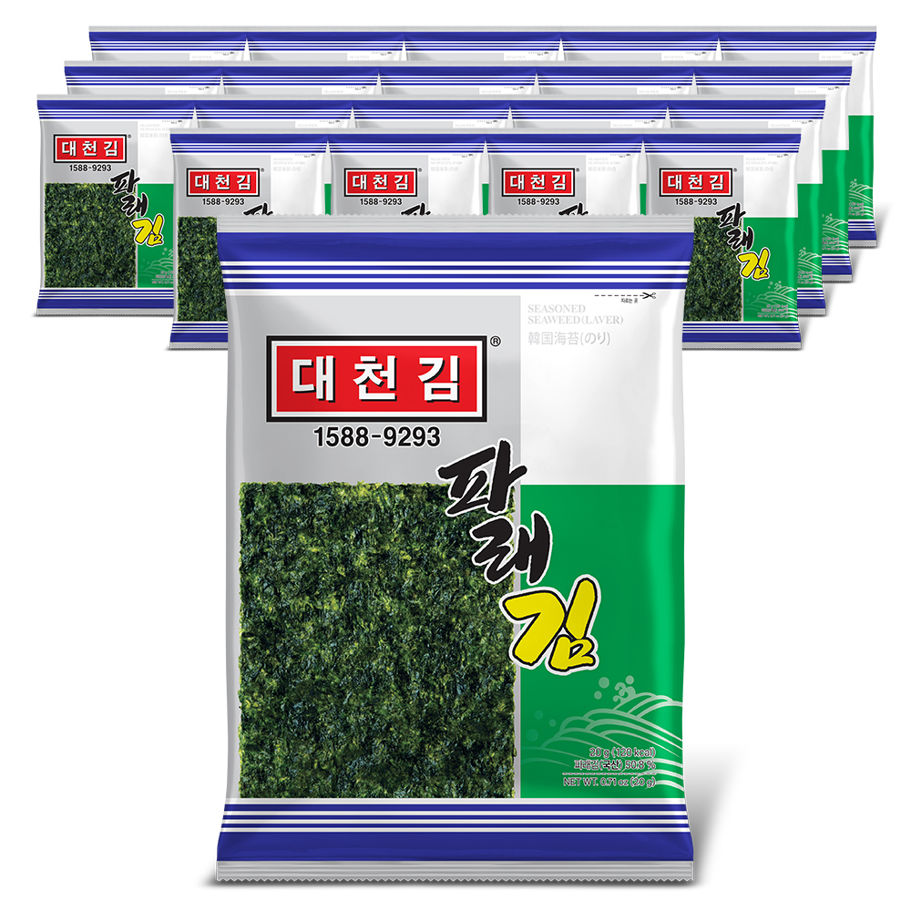 대천김 파래김 20g × 20봉