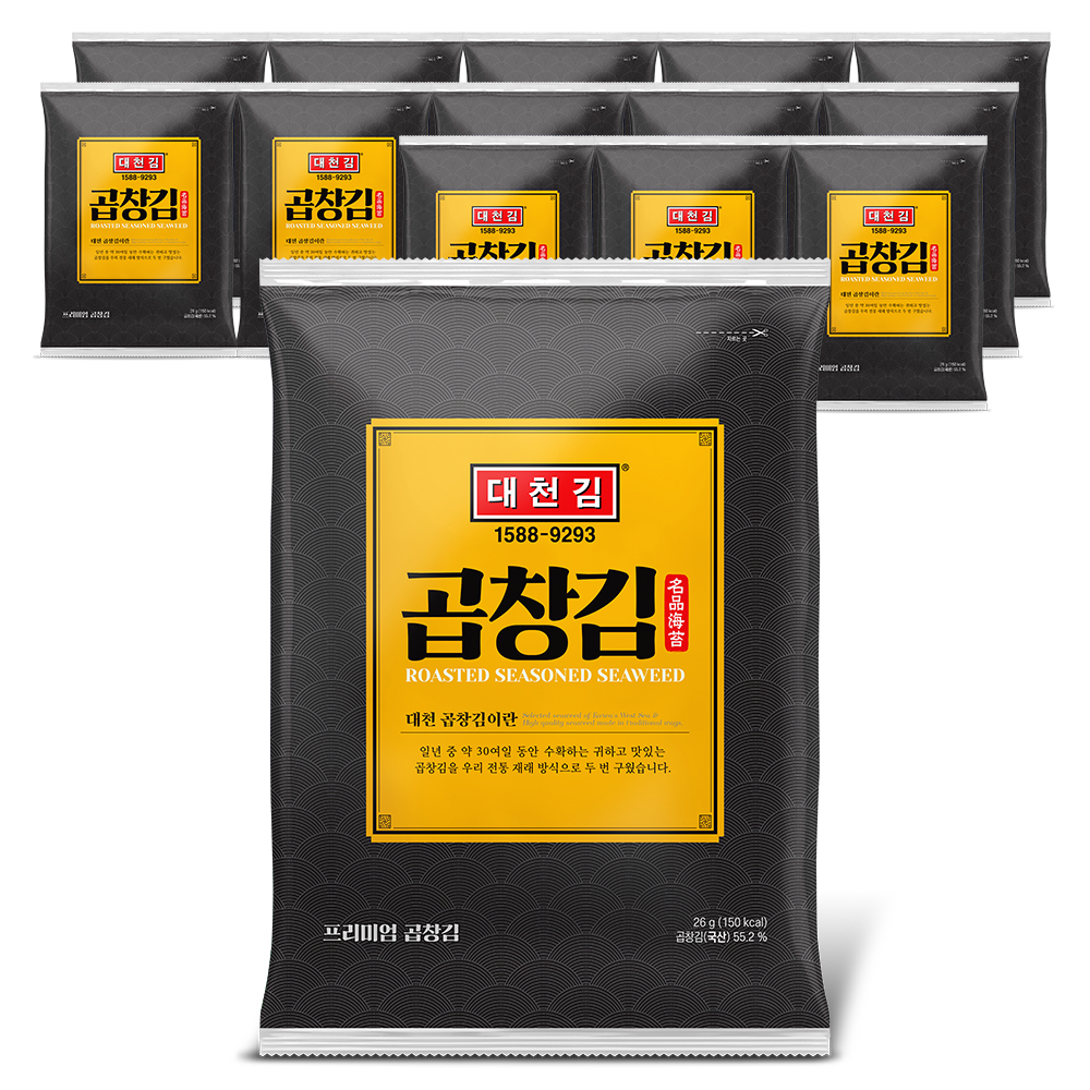 대천김 프리미엄 곱창김 26g x 14봉