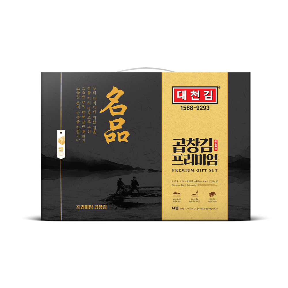 대천김 프리미엄 곱창김 26g x 14봉