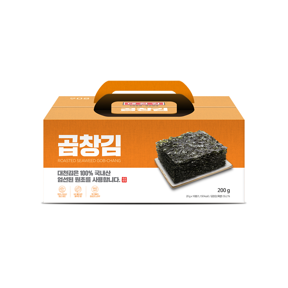 대천김 곱창김 20g × 10봉