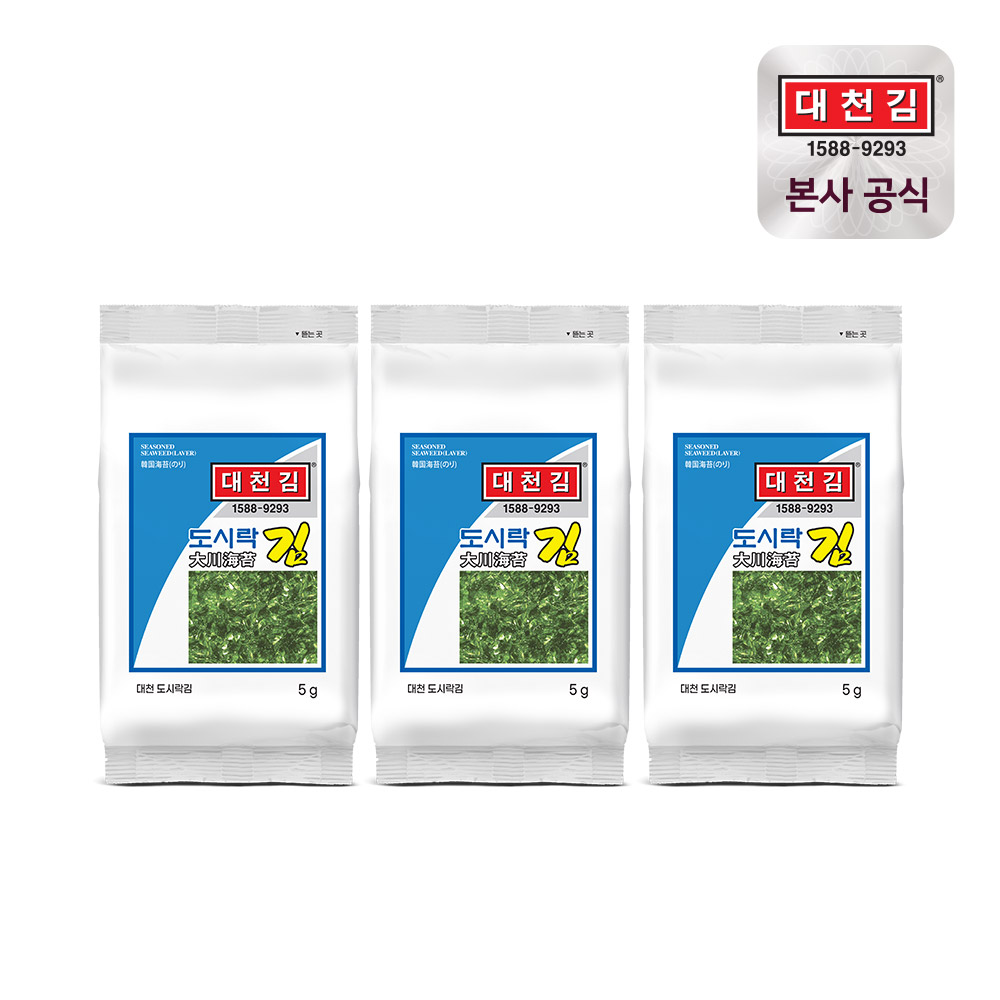 대천김 도시락김 5g × 30봉