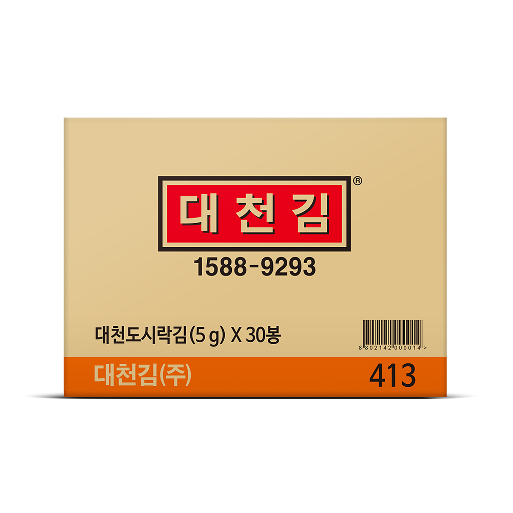 대천김 도시락김 5g × 30봉