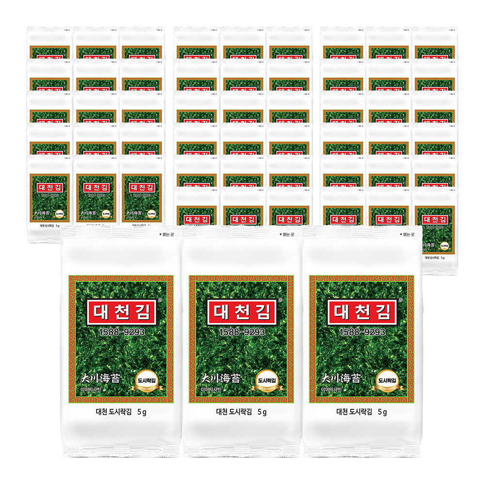 대천김 도시락김 5g × 54봉